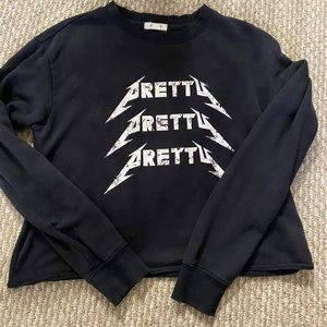 Garage cropped sweatshirt